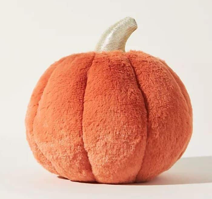 Anthropologie plush pumpkin