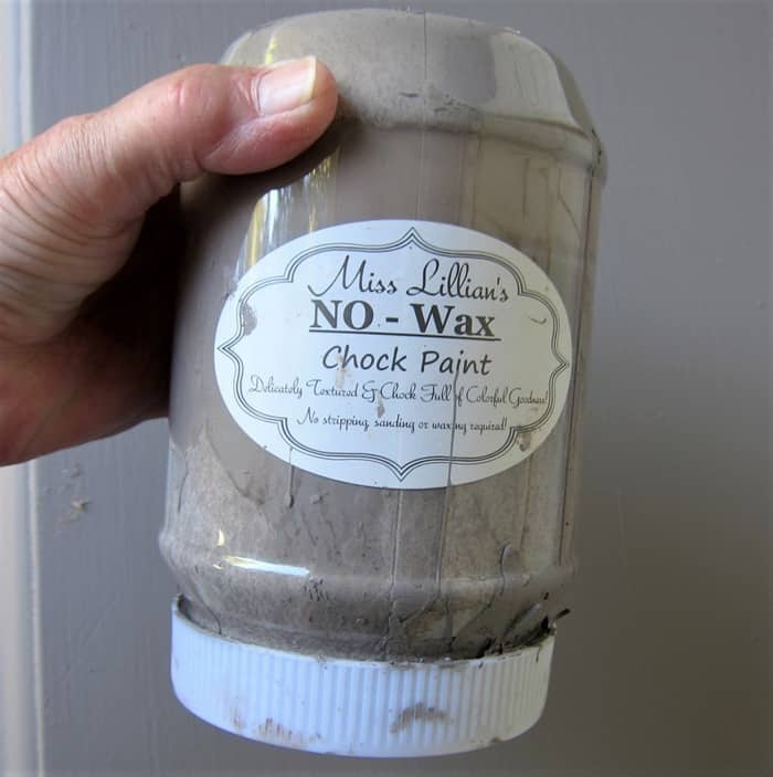 Miss Lillian's No Wax Chock Paint ,color Graystone Miss Lillian's No Wax Chock Paint color Graystone