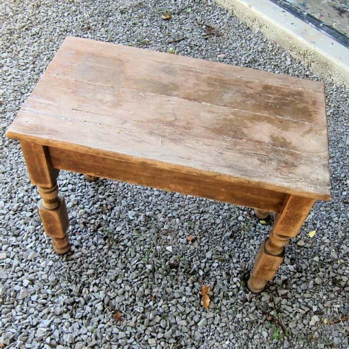 wood stool to paint white