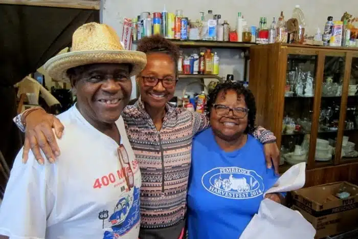 Raymond Butler owner of Butler's Antiques in Hopkinsville Ky and his sisters Suzette and Francis