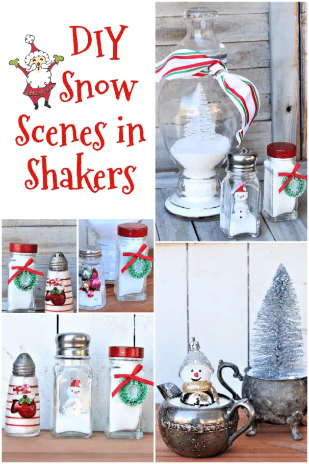 DIY snow scenes with Epsom salts