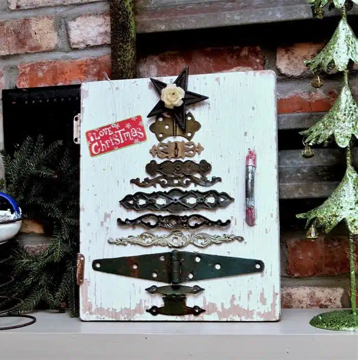 diy hardware Christmas tree