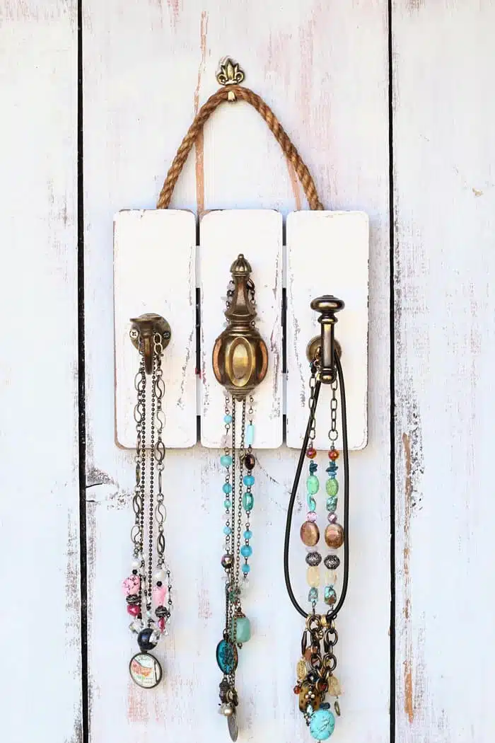 Knobbed Wooden Jewelry Hanger · How To Make A Jewelry Hanger · Home + DIY  on Cut Out + Keep