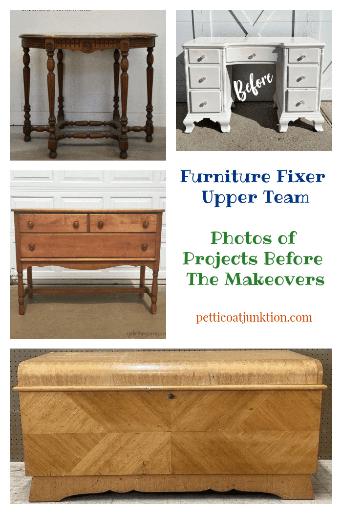 furniture projects before makeovers