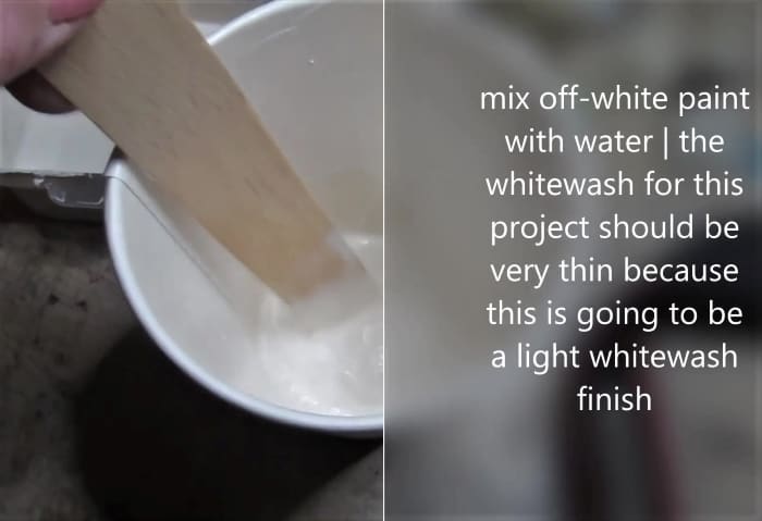 how to mix whitewash