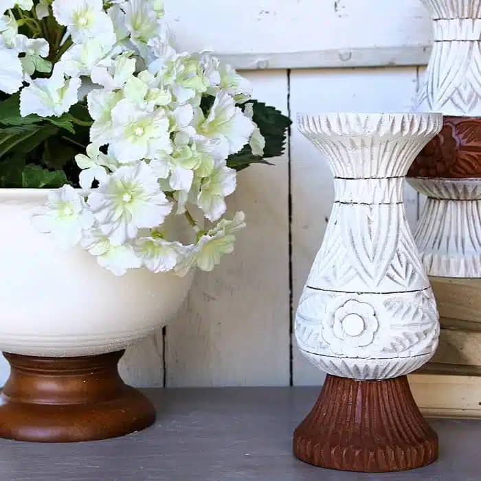 spray paint home decor white for a clean fresh new look