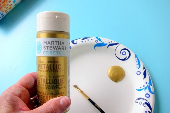 Martha Stewart Metallic gold paint