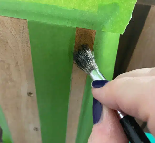 how to stripe with stain on furniture Shop At Blu