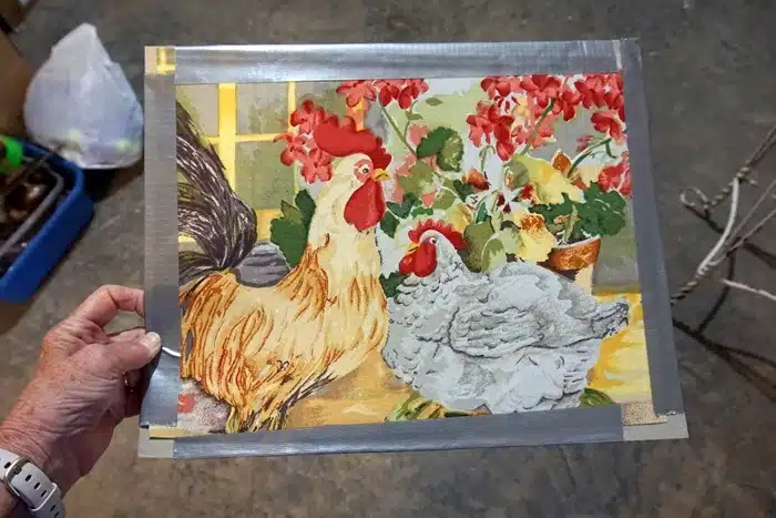 how to frame a placemat