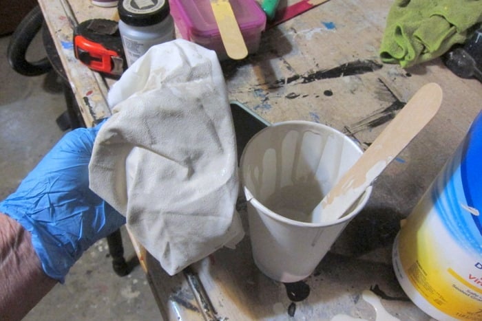 mixing whitewash for furniture