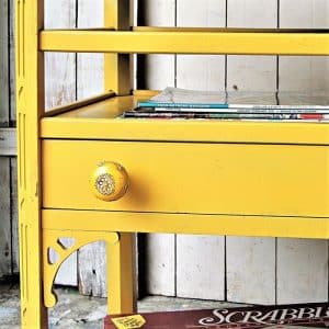 Spray paint furniture for a quick and easy makeover