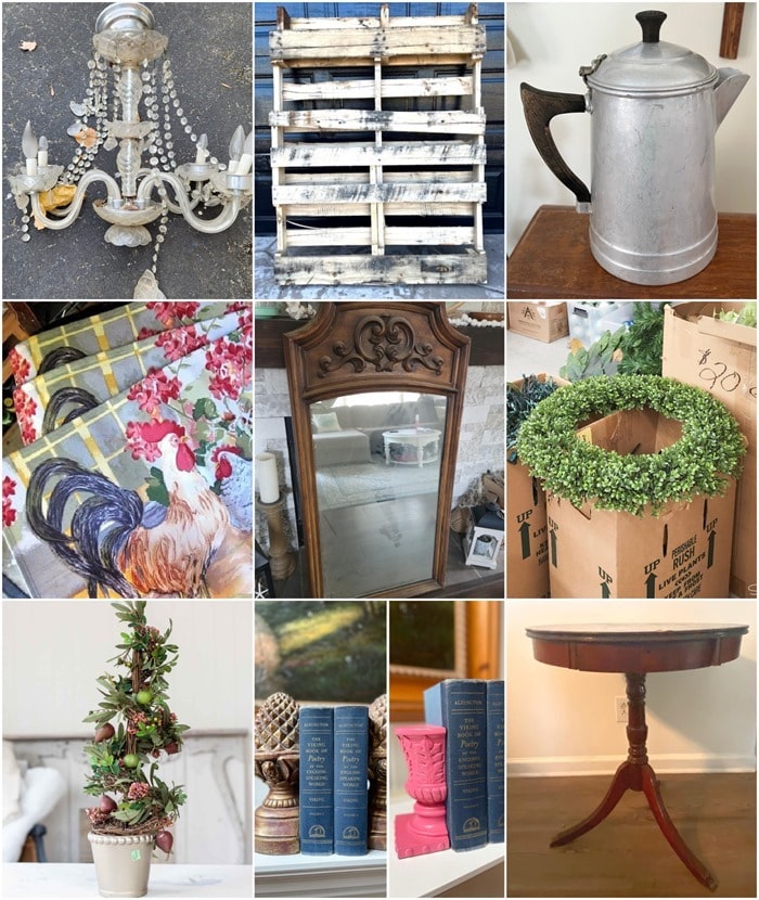 thrift store decor makeovers from the team