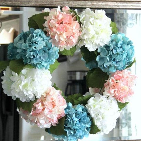 Hydrangea wreath