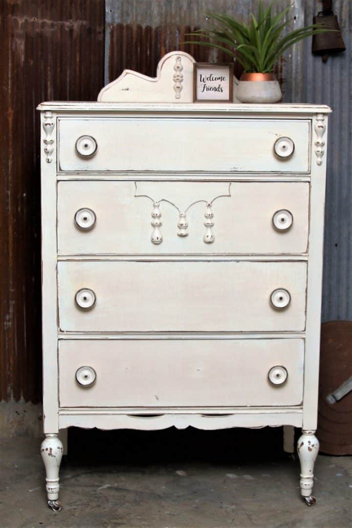 Distressed painted furniture