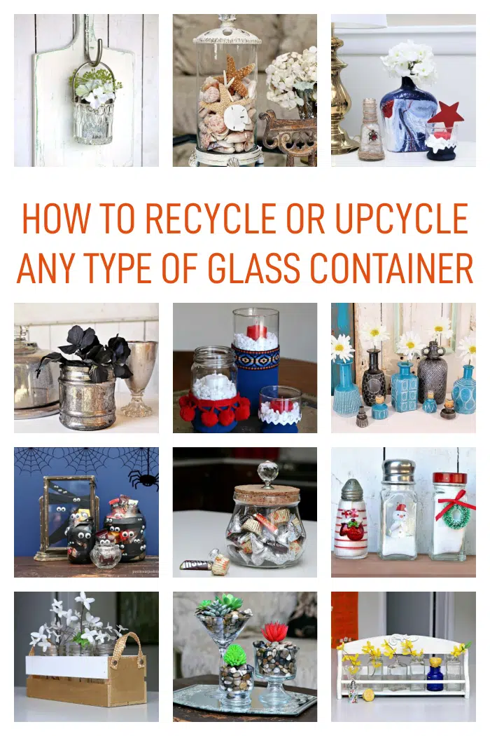 How to recycle or upcycle any type of glass container