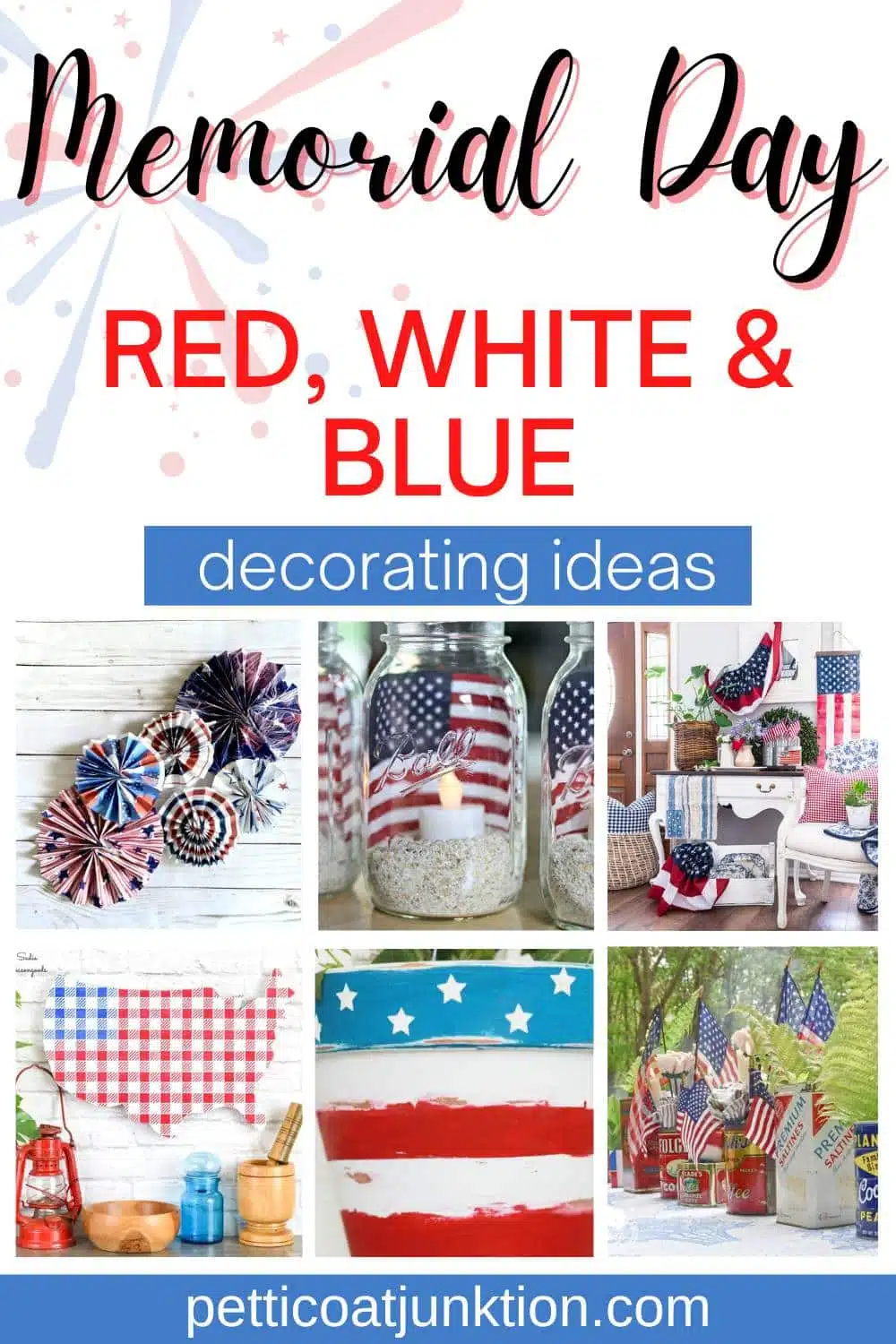 13 Patriotic Red, White And Blue Decor Ideas For Memorial Day