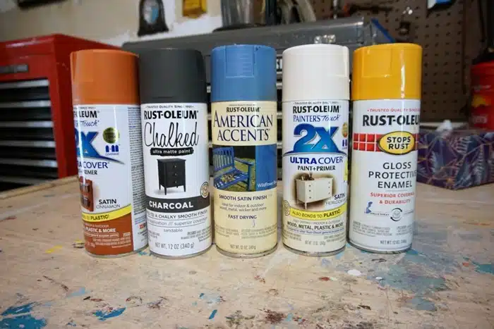 Rustoleum Spray Paint for DIY projects