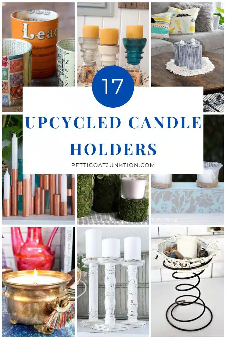 17 Upcycled Candle Holders