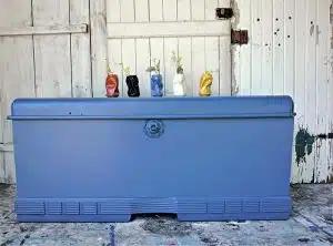 Yes you can paint furniture with latex paint