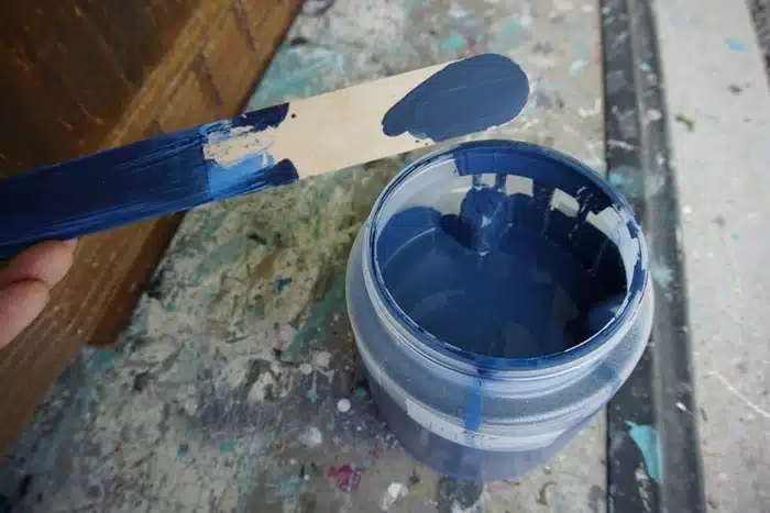 custom mix latex paint at home with left over paints