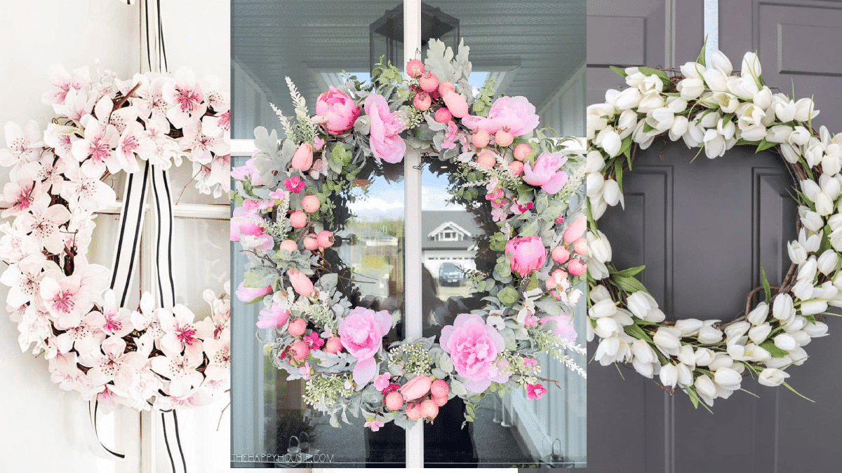 diy wreaths for spring or summer
