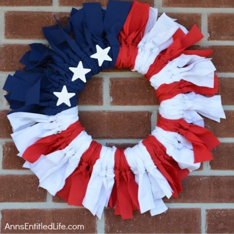how to make a flag wreath