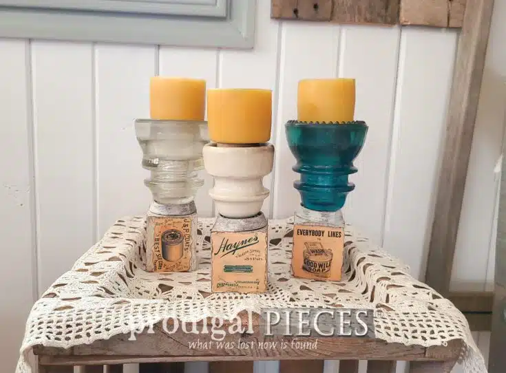 Easy DIY Candle Holders [Unique & Repurposed!] • Adirondack Girl