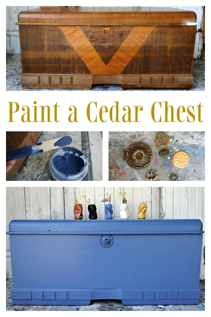 paint a cedar chest