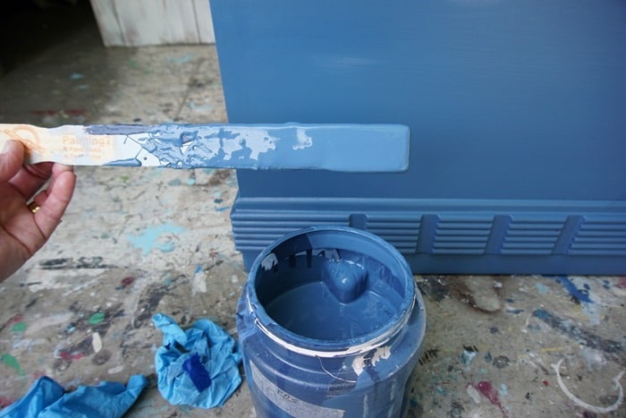 paint is darker when dry