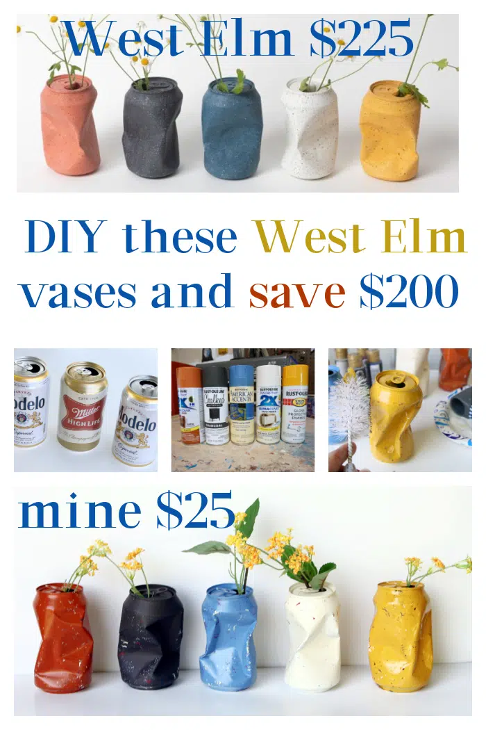 save $200 on these West Elm vases by making your own