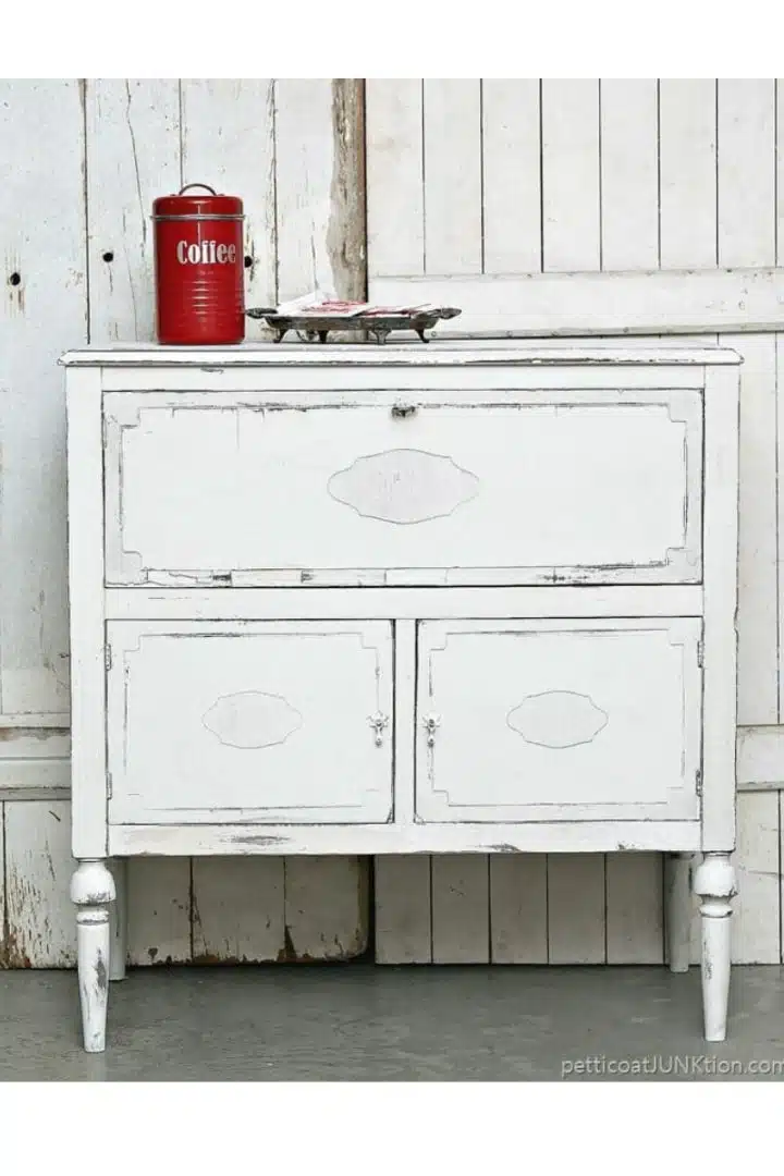 upcycle an old radio cabinet into a beverage or entertainment cabinet