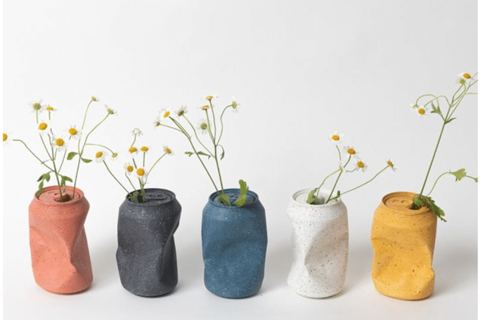 west elm soda can vases