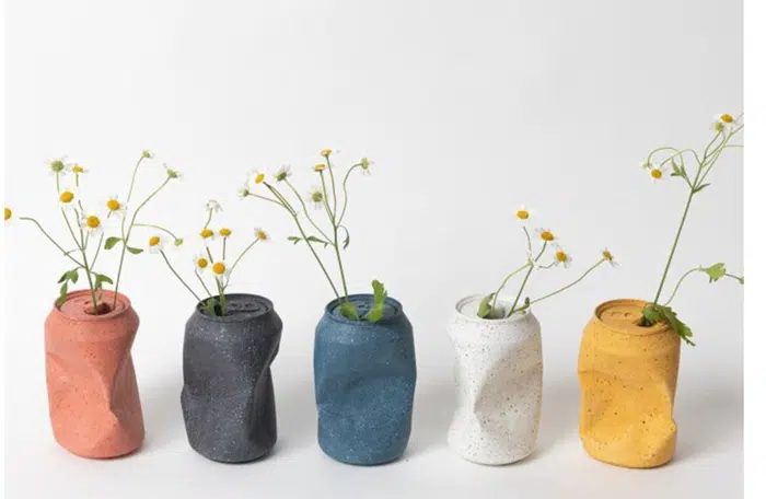 west elm soda can vases