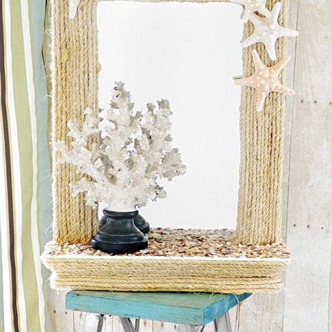 sisal rope mirror