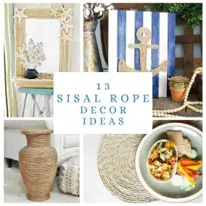 Feature image collage sisal rope decor