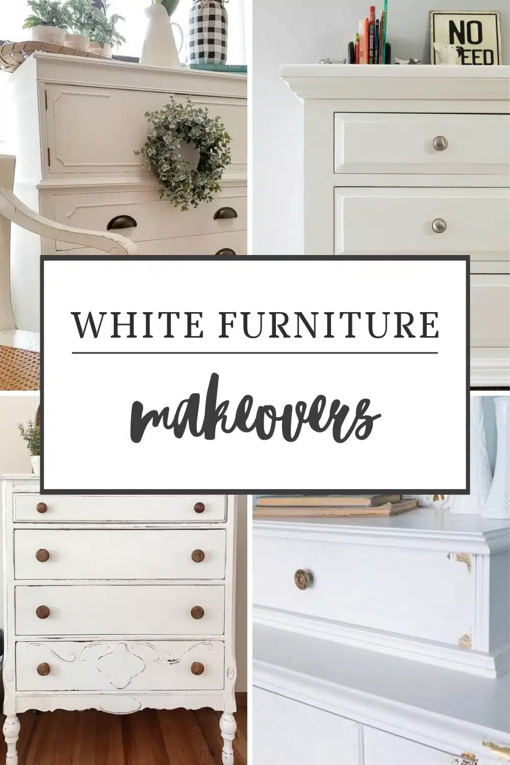 18 Painted White Furniture Makeovers (classic for all time