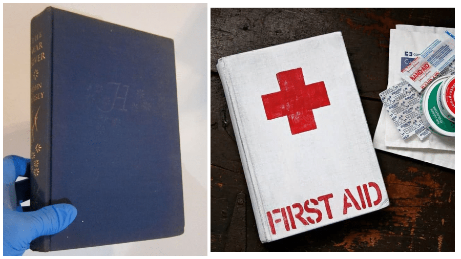 paint old books for repurpose ideas
