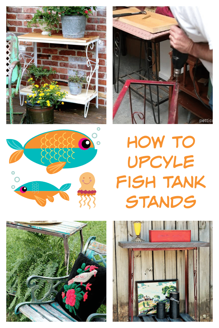 how to upcycle fish tank stands
