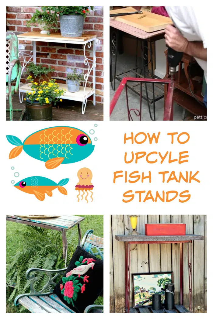 how to upcycle fish tank stands