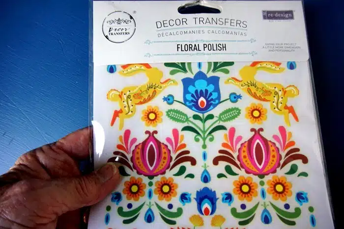 re-design by prima floral polish transfer