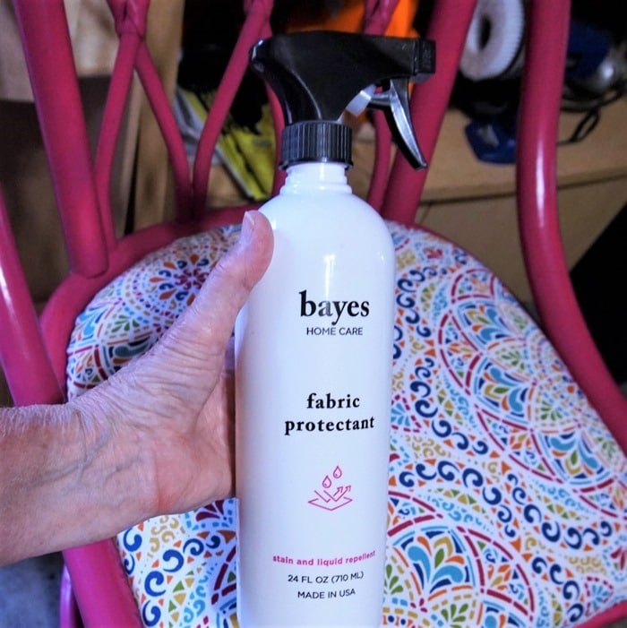 Bayes Fabric Protectant for outdoor furniture