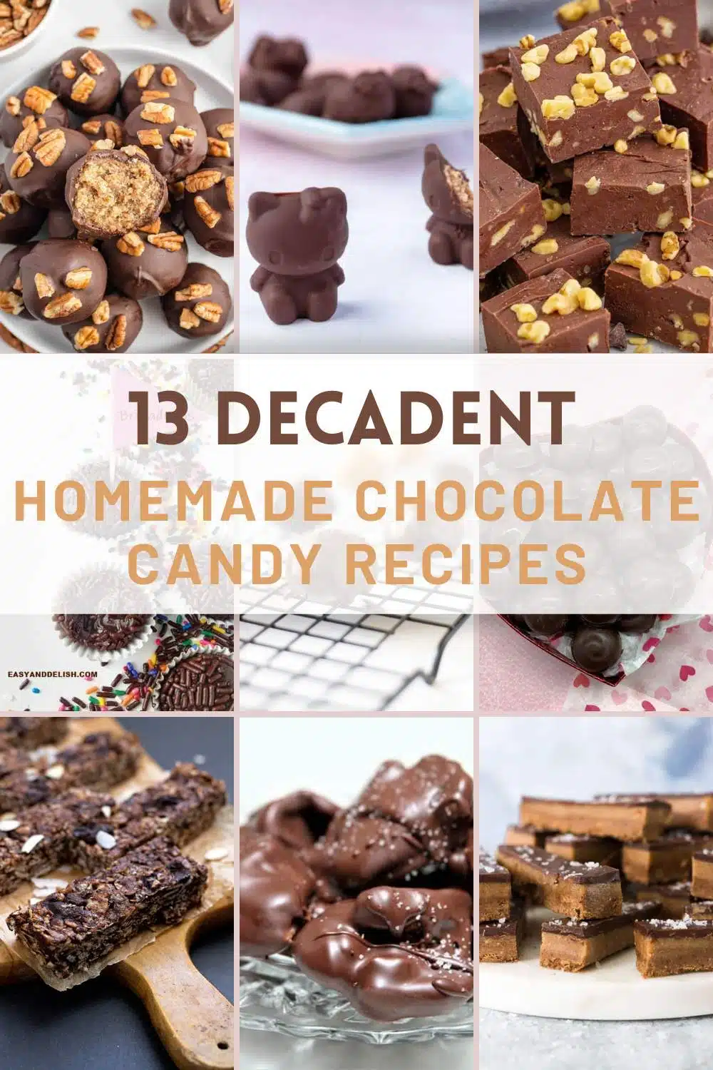 13 homemade chocolate candy recipes
