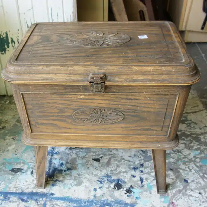 Sewing Box Vintage Makeover - Reinvented Delaware