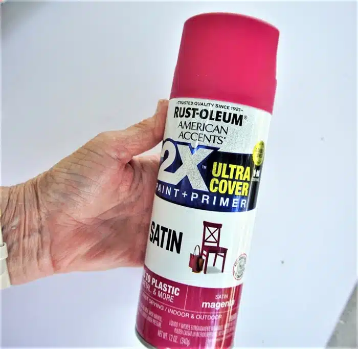 Rustoleum spray paint color magenta