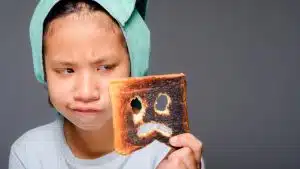 kids do not eat burnt food