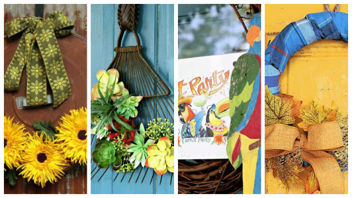 Use Unique Items to Make DIY Wreaths