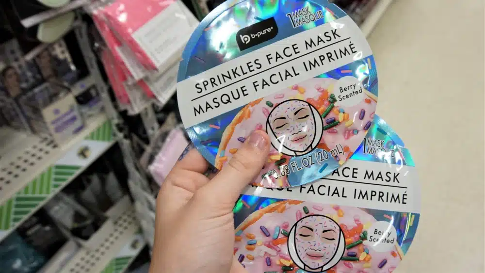 face mask at Dollar Tree