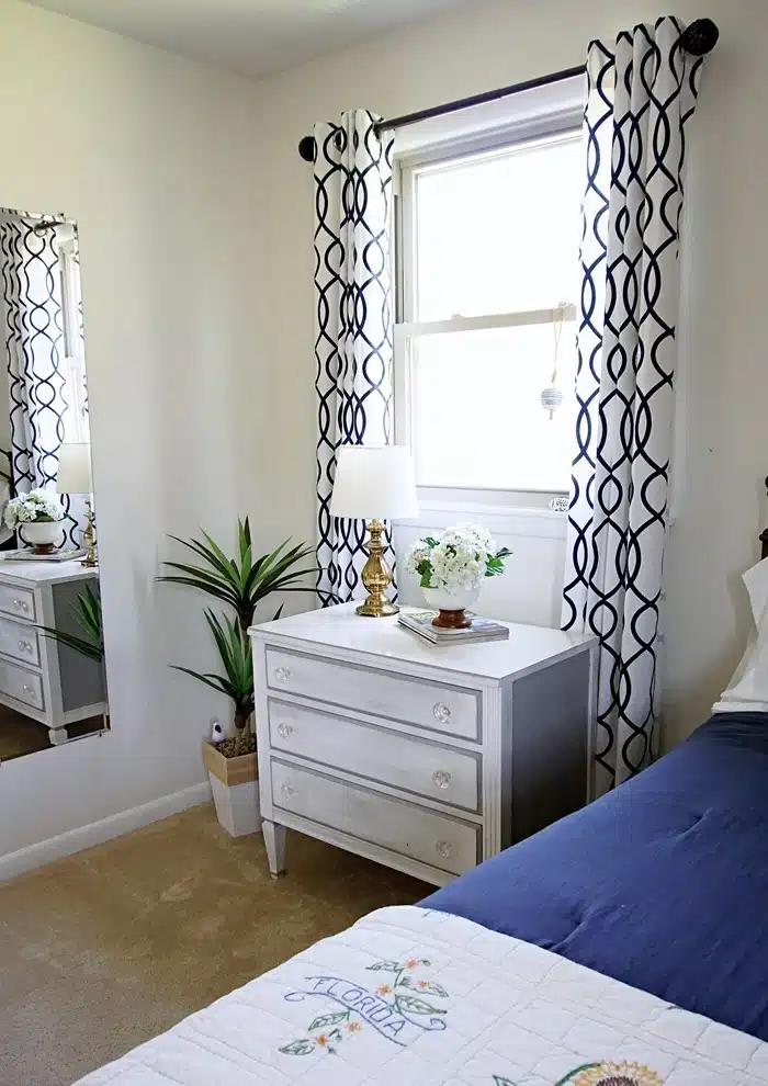 paint and redecorate a bedroom