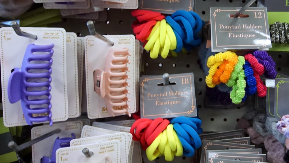 Hair clips at Dollar Tree Hair Clips