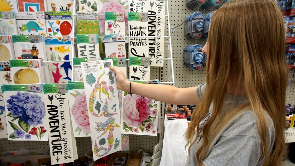 Wall Decals from Dollar Tree Wall Decals from Dollar Tree